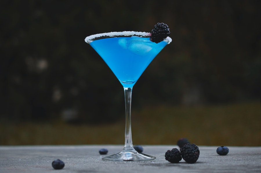 Blue Silk Cocktail drink